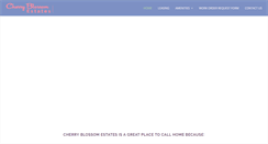 Desktop Screenshot of cherryblossomestates.com